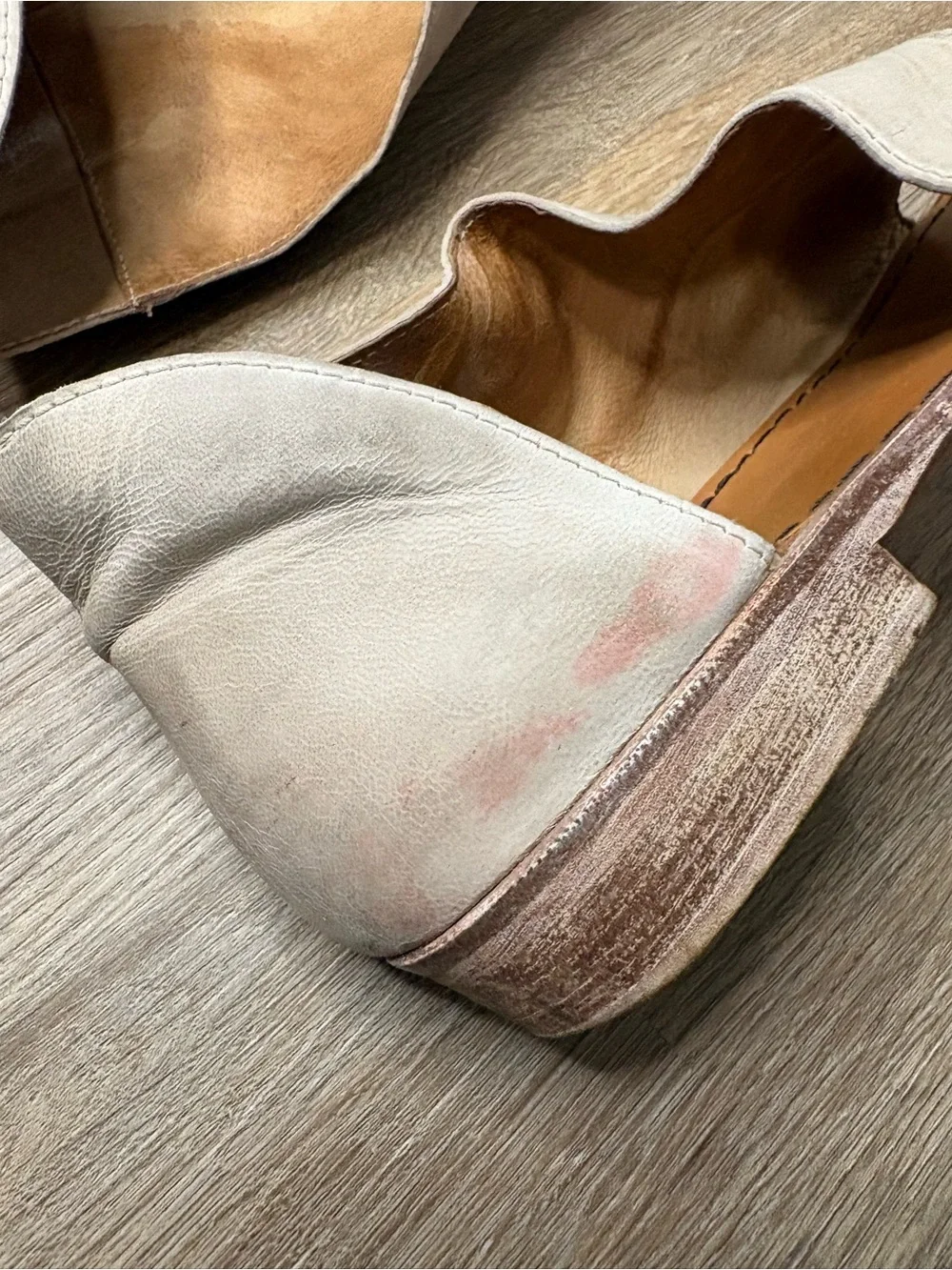 Free People Mont Blanc Asymmetrical Gray Leather Sandals Spain Size 38